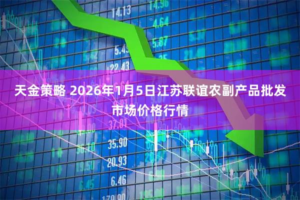 天金策略 2026年1月5日江苏联谊农副产品批发市场价格行情